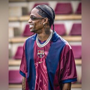 Travis Scott x Nike x FC Barcelona Jersey